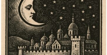 The moon over the castle where is the power